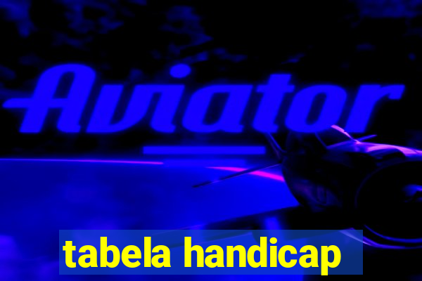 tabela handicap